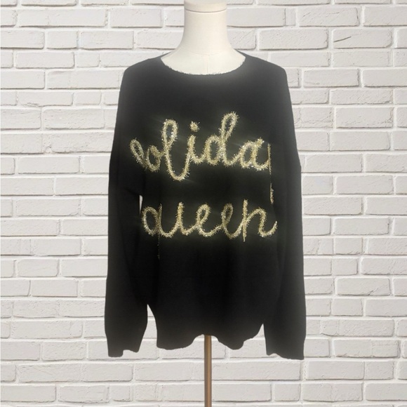 Gilli Holiday Queen Sweater Black Size M - Picture 3 of 5